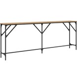 VidaXL Wandtafel artisanaal eikenkleurig 200 x 29 x 75 cm