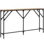 VidaXL Wandtafel artisanaal eikenkleurig 140 x 23 x 75 cm