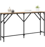 VidaXL Wandtafel artisanaal eikenkleurig 140 x 23 x 75 cm