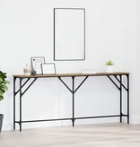 VidaXL Wandtafel artisanaal eikenkleurig 180 x 23 x 75 cm