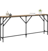 VidaXL Wandtafel artisanaal eikenkleurig 180 x 23 x 75 cm