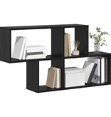 VidaXL Wandplank met plank Wandgemonteerd Anders Zwart eiken