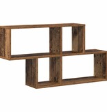 VidaXL Wandplank met plank Wandgemonteerd Anders met opslag Oud Hout