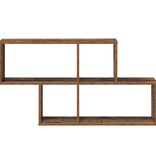 VidaXL Wandplank met plank Wandgemonteerd Anders met opslag Oud Hout