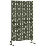 VidaXL Privacyscherm Olijfgroen Staal
