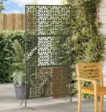 VidaXL Privacyscherm Olijfgroen Staal