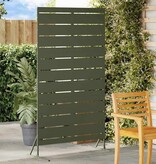 VidaXL Privacyscherm Olijfgroen Staal