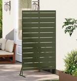 VidaXL Privacyscherm Olijfgroen Staal