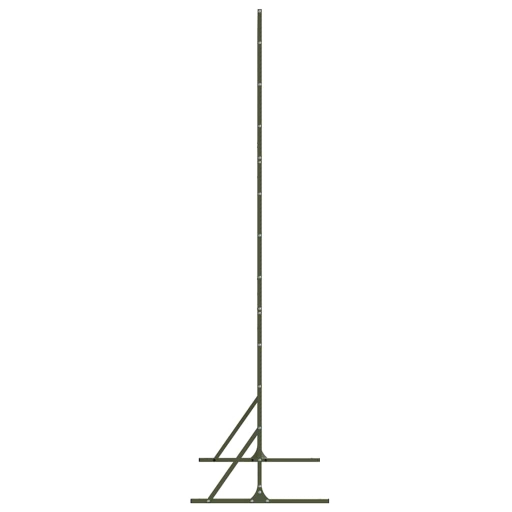 VidaXL Privacyscherm Olijfgroen Staal