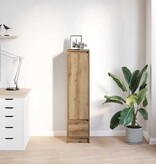 VidaXL Highboard 29,5x34x119,5 cm spaanplaat eikenkleurig eikenkleurig