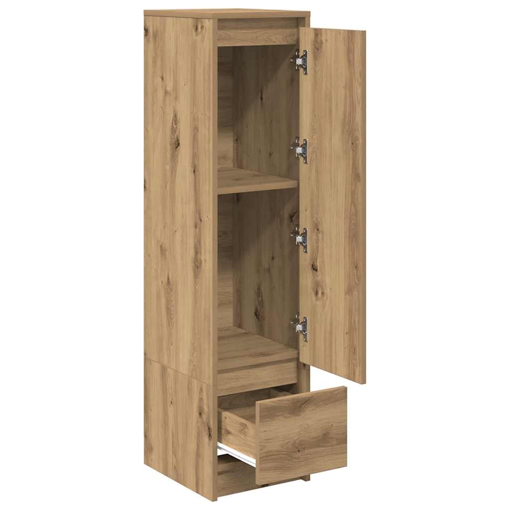VidaXL Highboard 29,5x34x119,5 cm spaanplaat eikenkleurig eikenkleurig