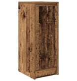 VidaXL Dressoir 29,5x34x76 cm bewerkt hout oud houtkleurig