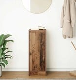 VidaXL Dressoir 29,5x34x76 cm bewerkt hout oud houtkleurig