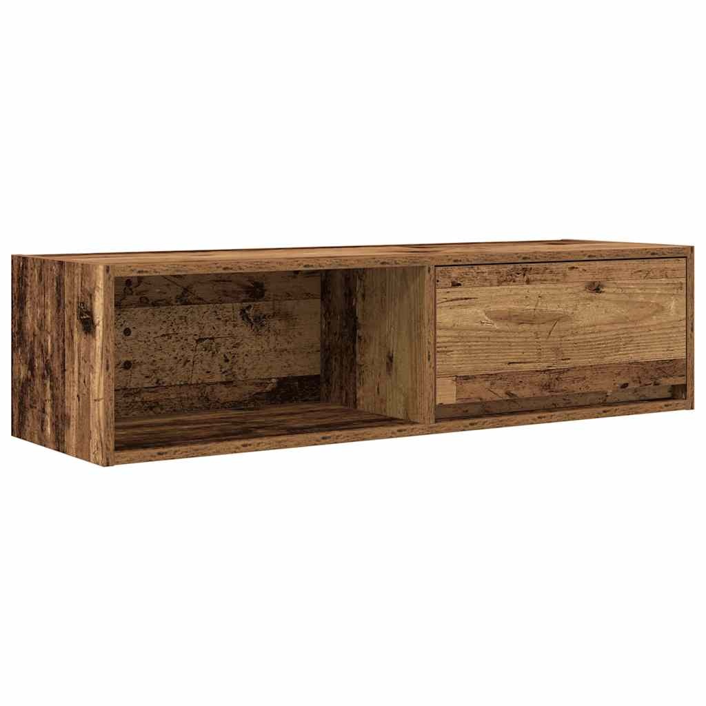 VidaXL Tv-meubel 100x31x25,5 cm bewerkt hout oud hout
