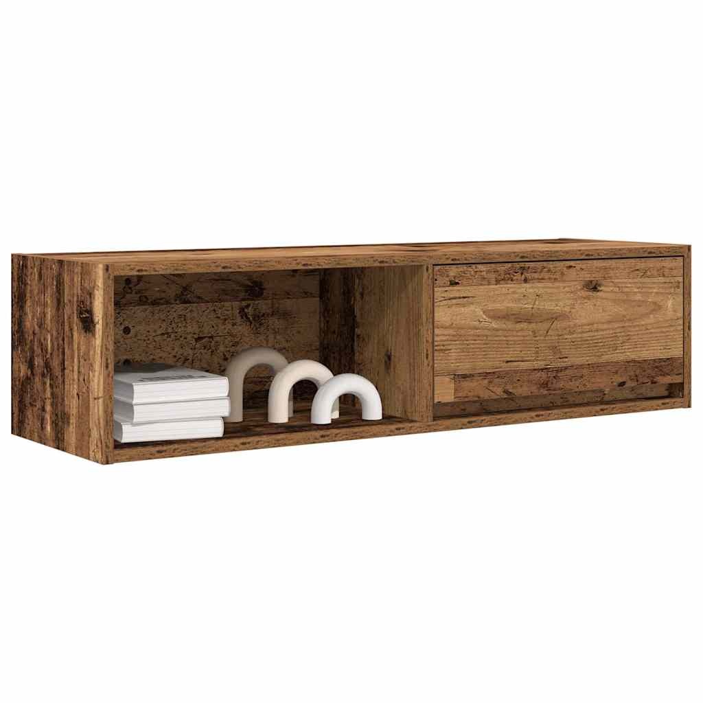 VidaXL Tv-meubel 100x31x25,5 cm bewerkt hout oud hout