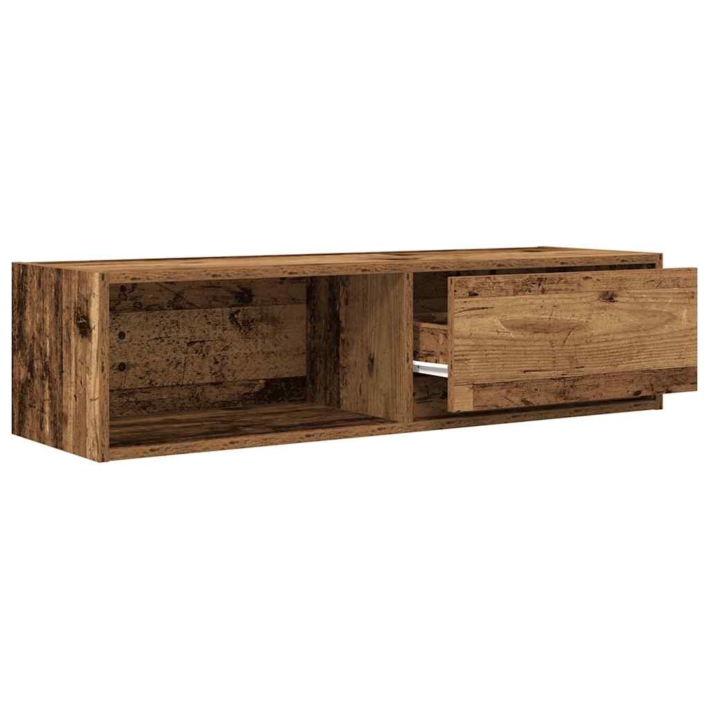 VidaXL Tv-meubel 100x31x25,5 cm bewerkt hout oud hout