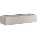 VidaXL Plantenbak roestig 200x80x40 cm weervast staal