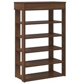 VidaXL Schoenenrek 60x30x98 cm bewerkt hout bruin eikenkleur