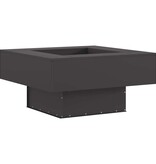 VidaXL Vuurkorf Zwart 80 x 80 x 40 cm Koudgewalst staal