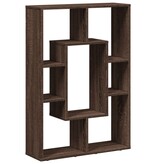 VidaXL Boekenkast 63x20x90 cm bewerkt hout bruin eikenkleurig