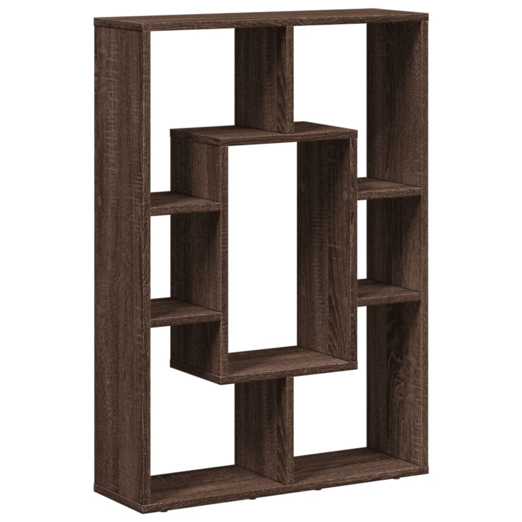 VidaXL Boekenkast 63x20x90 cm bewerkt hout bruin eikenkleurig