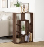 VidaXL Boekenkast 63x20x90 cm bewerkt hout bruin eikenkleurig