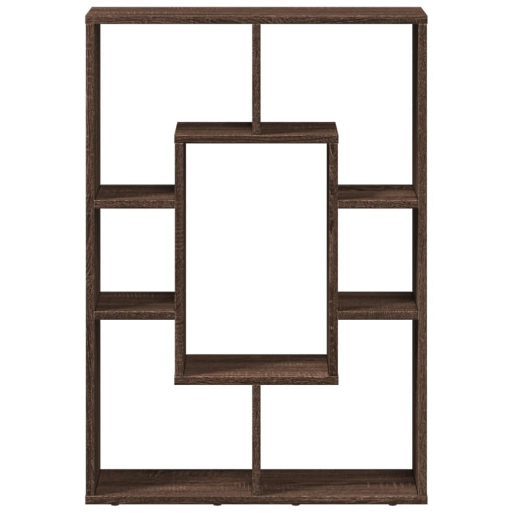 VidaXL Boekenkast 63x20x90 cm bewerkt hout bruin eikenkleurig