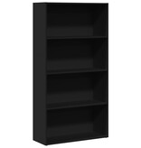 VidaXL Boekenkast 80x30x152 cm bewerkt hout zwart