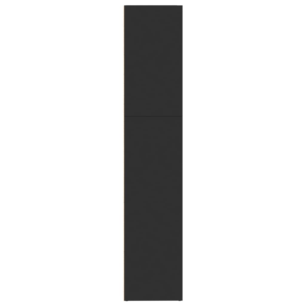 VidaXL Boekenkast 80x30x152 cm bewerkt hout zwart