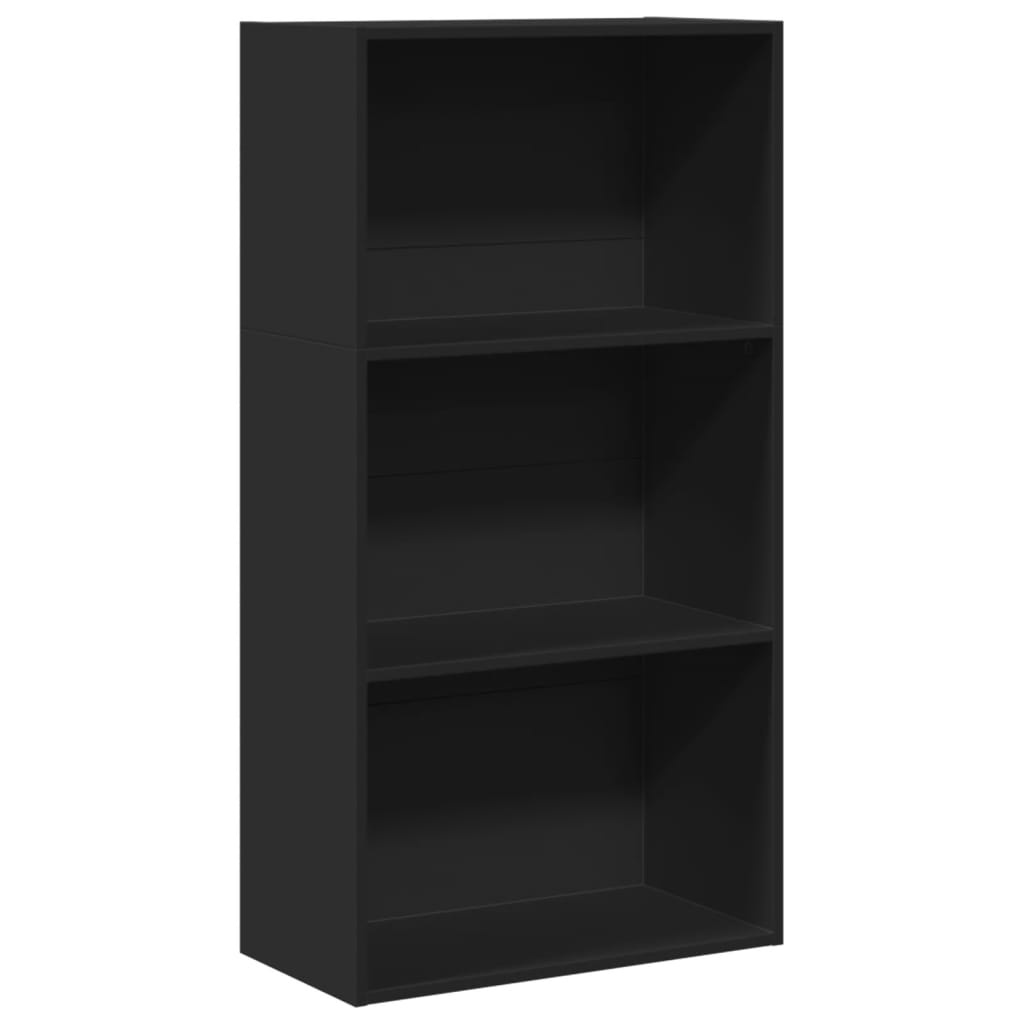 VidaXL Boekenkast 60x30x114 cm bewerkt hout zwart