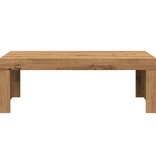 VidaXL Salontafel 102x50x35 cm bewerkt hout artisanaal eikenkleurig