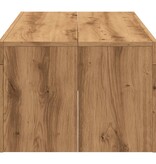 VidaXL Salontafel 102x50x35 cm bewerkt hout artisanaal eikenkleurig