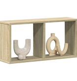 VidaXL Wandkast 60x16x30 cm bewerkt hout sonoma eikenkleurig