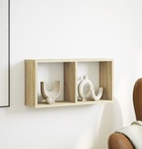 VidaXL Wandkast 60x16x30 cm bewerkt hout sonoma eikenkleurig