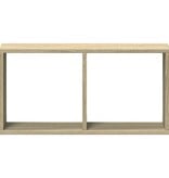 VidaXL Wandkast 60x16x30 cm bewerkt hout sonoma eikenkleurig