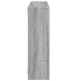 VidaXL Wandschap 96x18x60 cm bewerkt hout grijs sonoma eikenkleurig