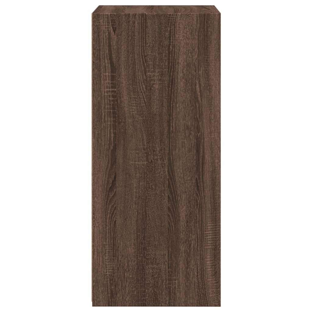 VidaXL Dressoir 50x41x93 cm bewerkt hout bruin eikenkleurig