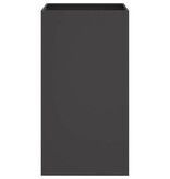 VidaXL Plantenbak 42x38x75 cm staal zwart