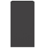 VidaXL Plantenbak 42x38x75 cm staal zwart