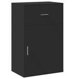 VidaXL Opbergkast 56,5x39x90 cm bewerkt hout zwart