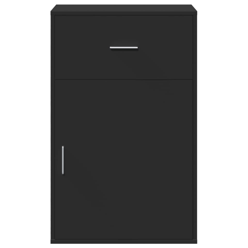 VidaXL Opbergkast 56,5x39x90 cm bewerkt hout zwart