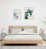 VidaXL Tv-wandmeubels met LED 2 st 30,5x35x30 cm betongrijs