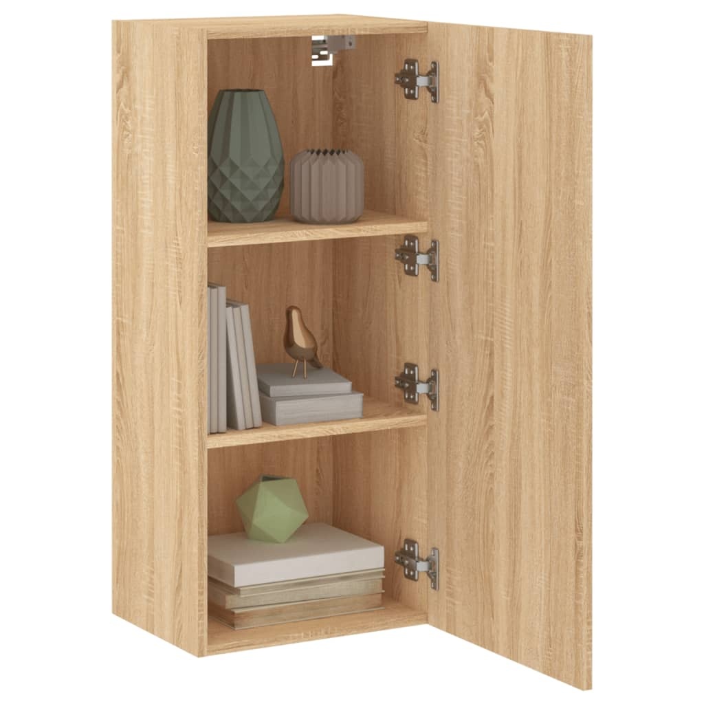 VidaXL Tv-wandmeubel 40,5x30x90 cm bewerkt hout sonoma eikenkleurig