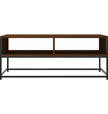 VidaXL Salontafel 100x51x40 cm bewerkt hout bruin eikenkleur