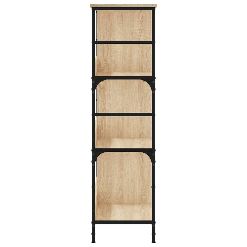 VidaXL Boekenrek 78,5x33x117,5 cm bewerkt hout sonoma eikenkleurig