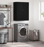 VidaXL Wandkast 69,5x34x90 cm bewerkt hout zwart