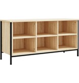 VidaXL Schoenenkast 100x35x50 cm bewerkt hout sonoma eikenkleurig