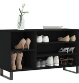 VidaXL Schoenenkast 102x36x60 cm bewerkt hout zwart