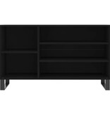 VidaXL Schoenenkast 102x36x60 cm bewerkt hout zwart