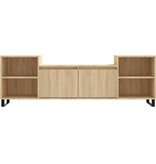VidaXL Tv-meubel 160x35x55 cm bewerkt hout sonoma eikenkleurig